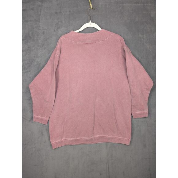 Stratosphere Women’s Long Sleeve Top V-Neck Slouchy One Size Vintage - Picture 6 of 8